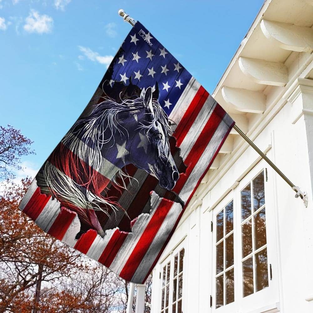 Patriotic Horse American Flag Patriotic Horse American Flag