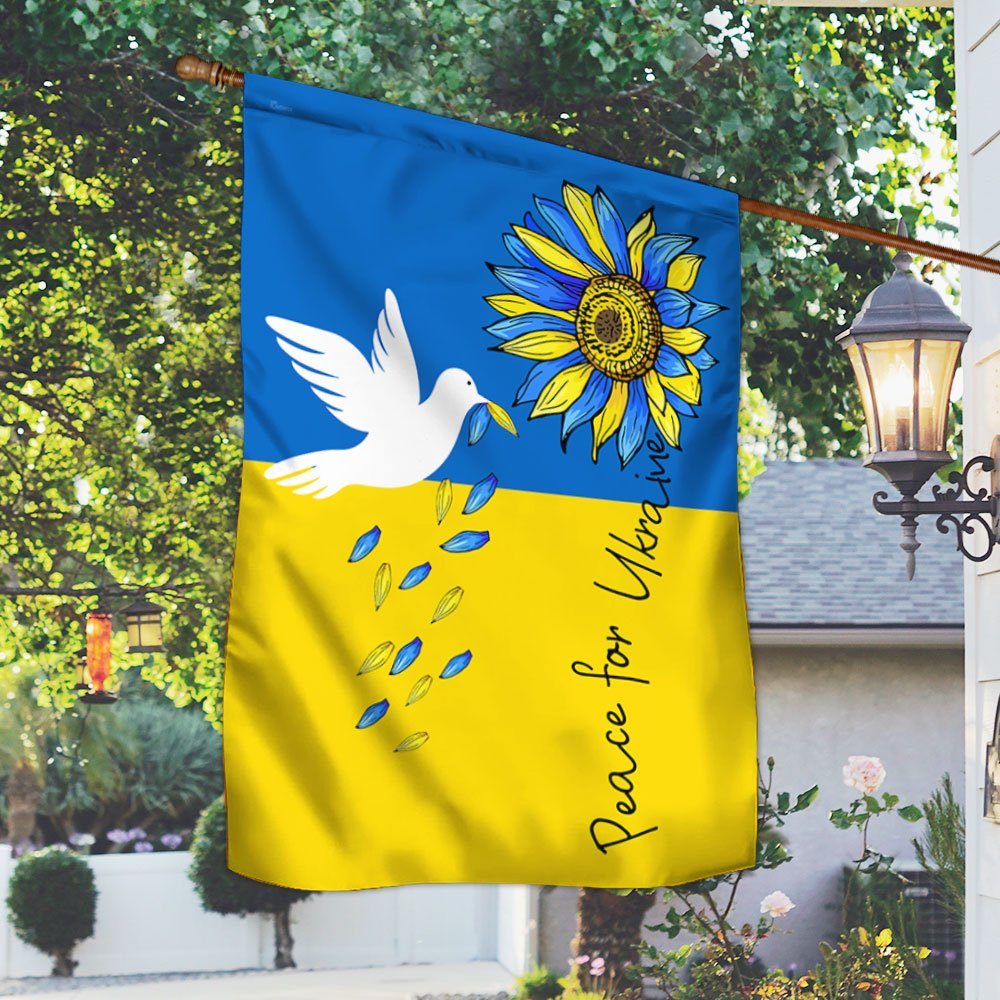 Peace For Ukraine Flag QNN838Fv1