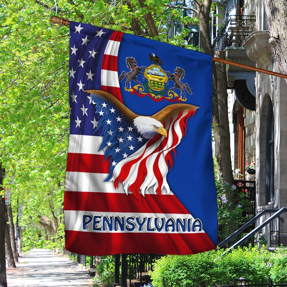 Pennsylvania Eagle Flag MLH1774Fv28