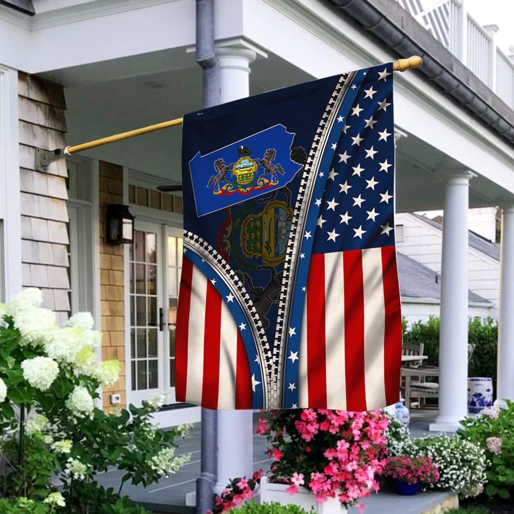 Pennsylvania Flag State Of Mind ANT218Fv12