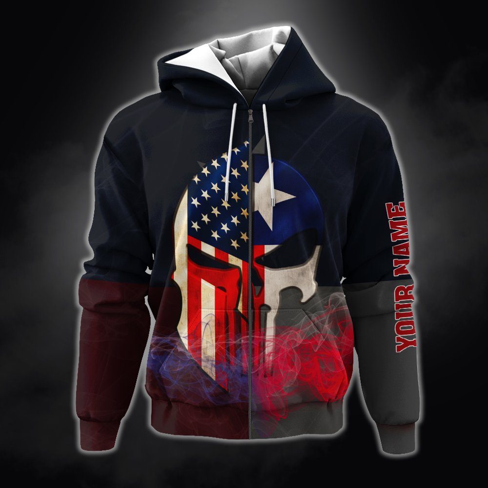 Personalized 3D Zip Hoodie Don’t Mess With Texas BNT205ZHCT