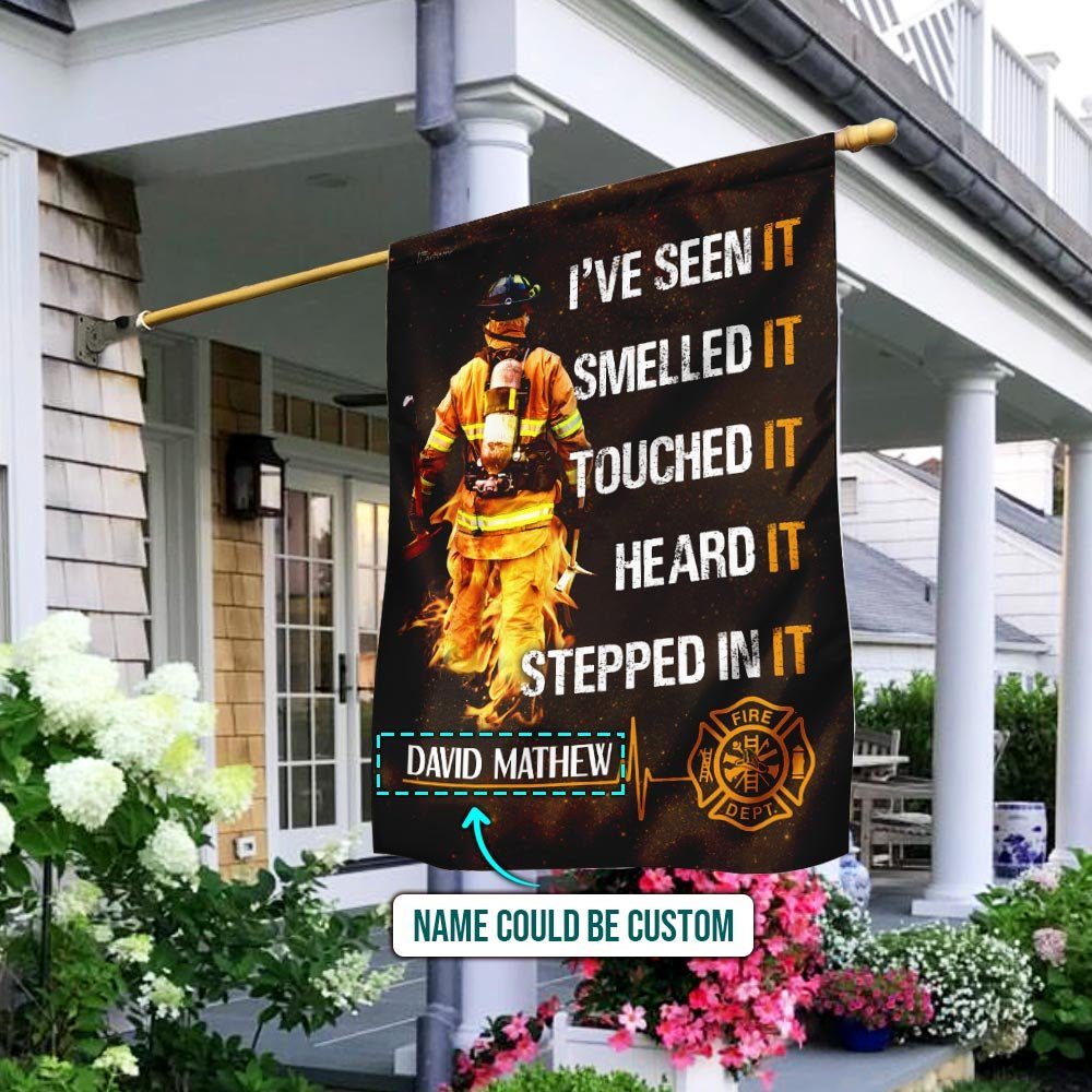 Personalized  Firefighter Flag