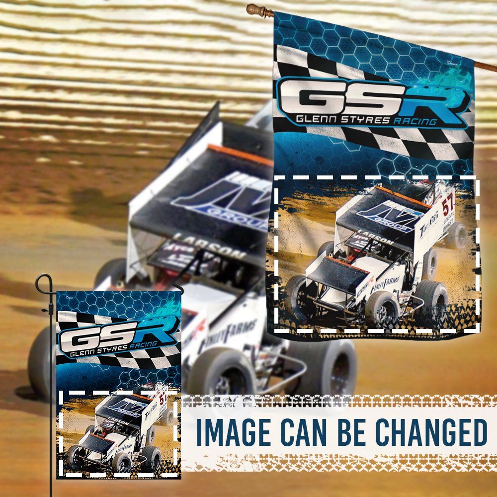 Personalized Car Racing Flag GSR ANT202FCT