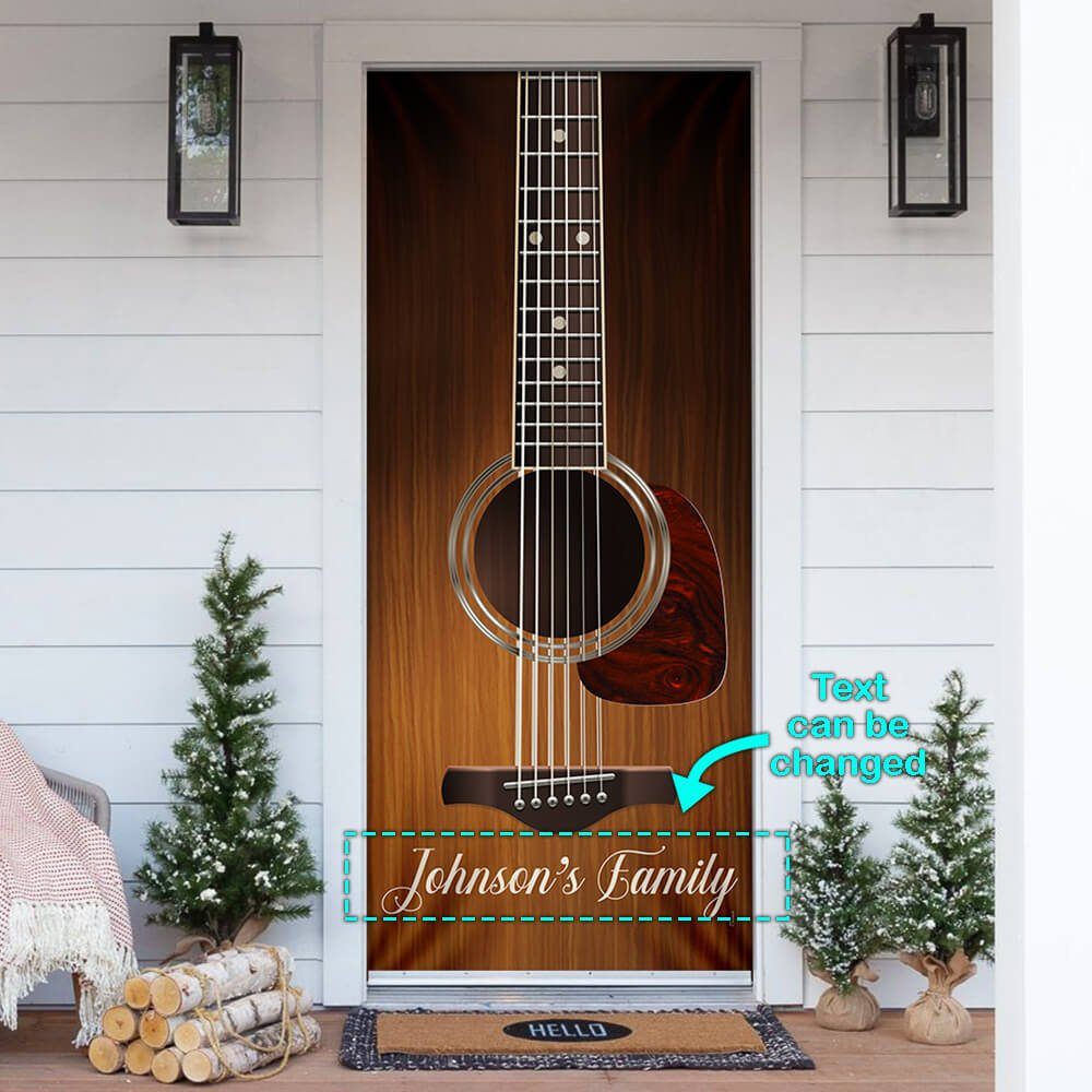 Personalized Guitar Door Cover
