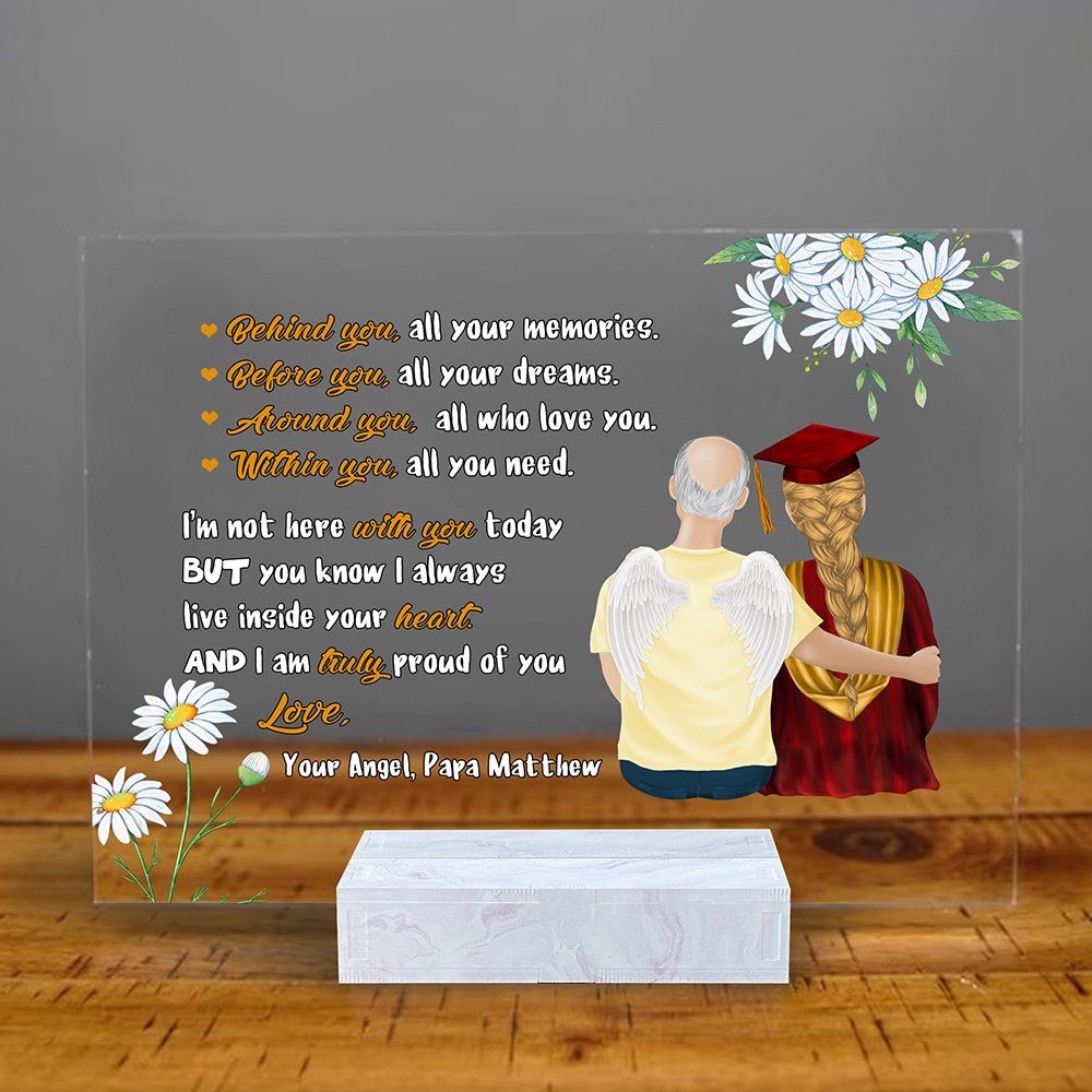 Personalized Memorial Gifts Graduation Acrylic Sign PMM05AS