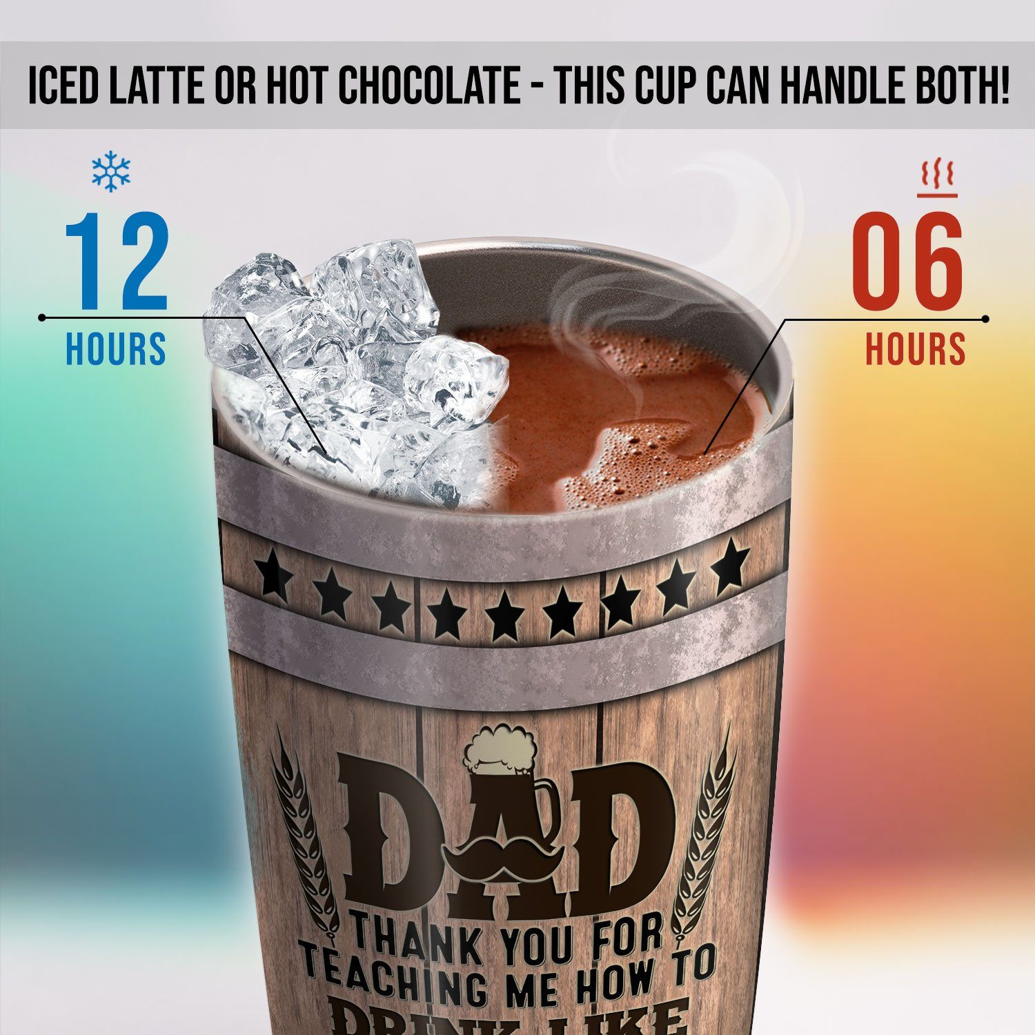 Personalized Thank You Dad, World’s Greatest Dad Bod 20oz Tumbler TPT117TUCT