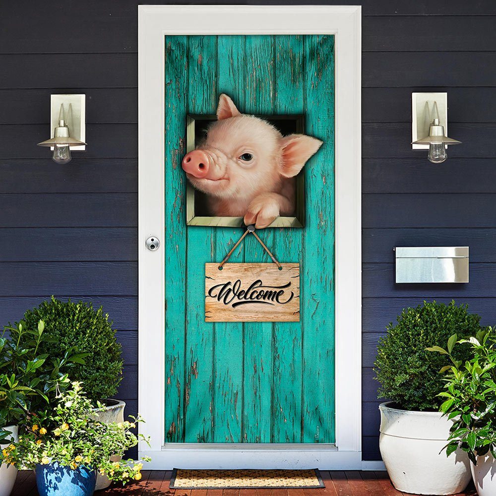 Pig Welcome Door Cover