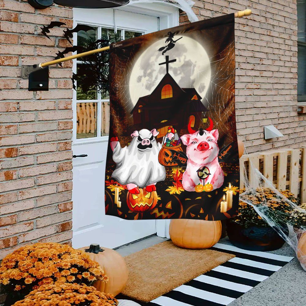 Pigs Costume Halloween Flag