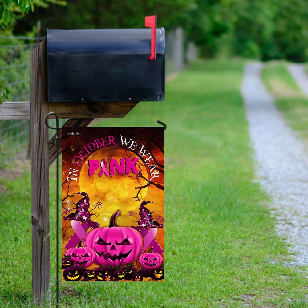 Pink Pumpkin Breast Cancer Awareness Flagwix™ Pink Pumpkin Halloween Flag Pink Pumpkin Breast Cancer Awareness Flagwix™ Pink Pumpkin Halloween Flag