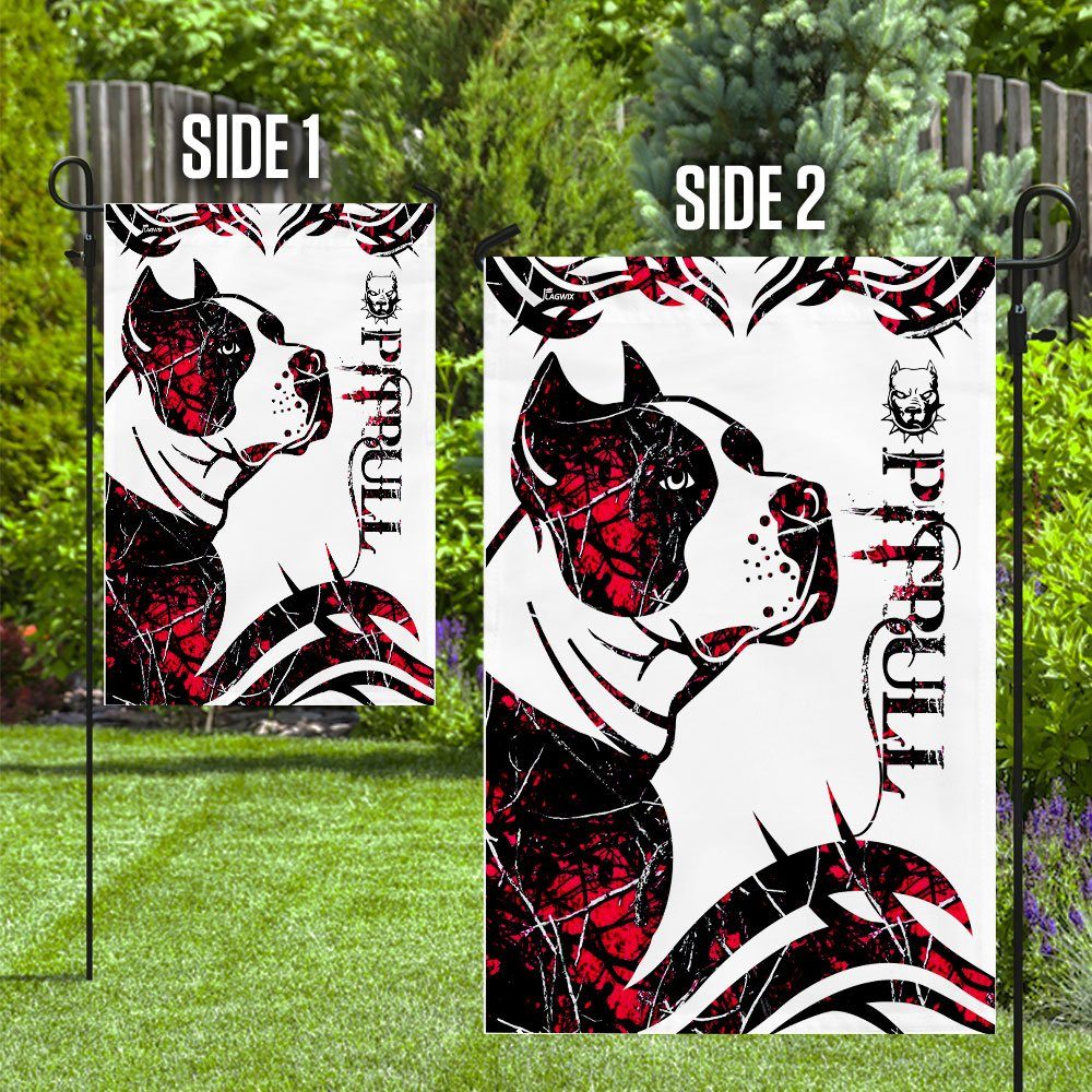 Pitbull Red Tattoo Flag Pitbull Red Tattoo Flag