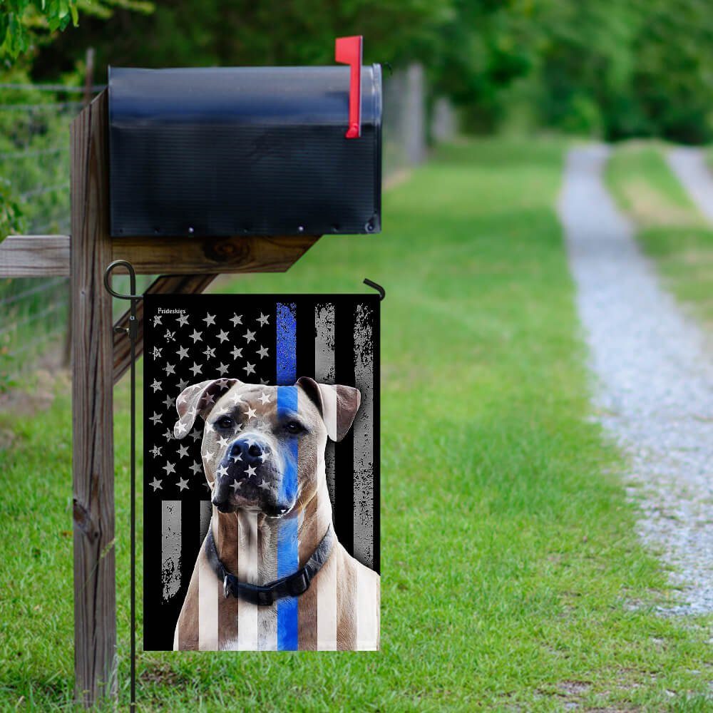 Pitbull Thin Blue Line Flag Pitbull Thin Blue Line Flag