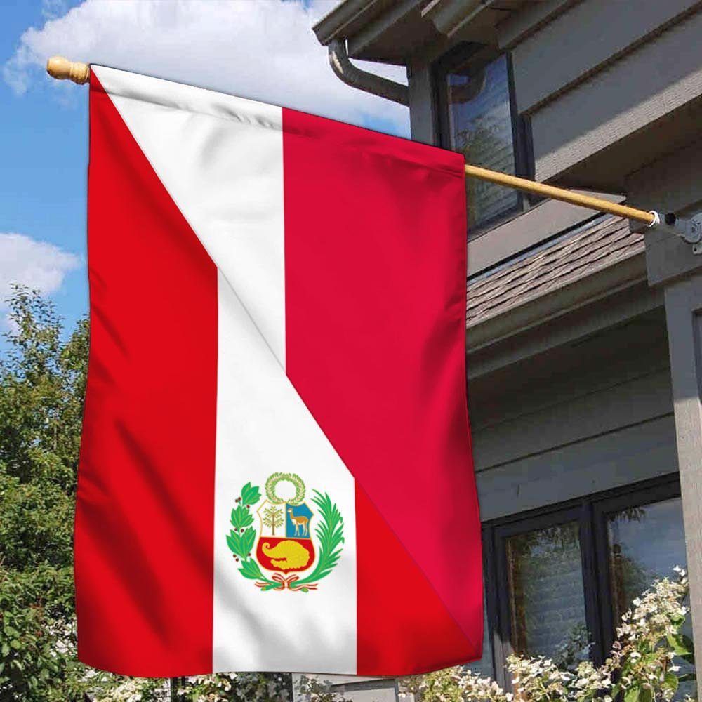Poland and Peru Flag TPT961F
