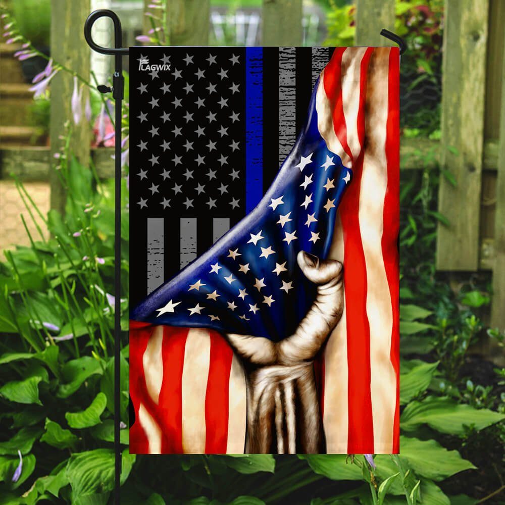 Police. Back The Blue. The Thin Blue Line Flag Police. Back The Blue. The Thin Blue Line Flag