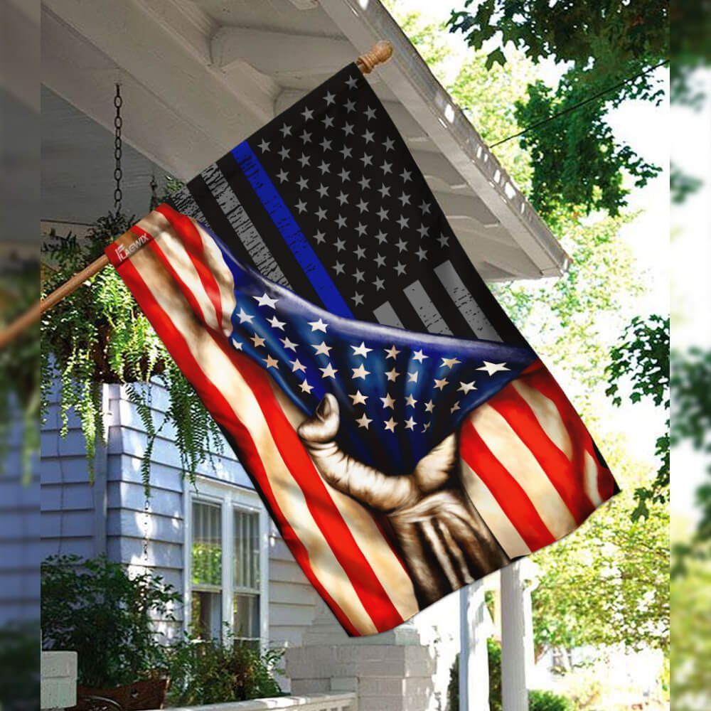 Police. Back The Blue. The Thin Blue Line Flag Police. Back The Blue. The Thin Blue Line Flag