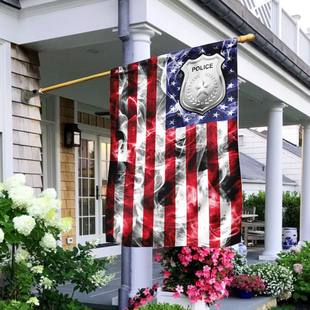 Police American U.S. Flag