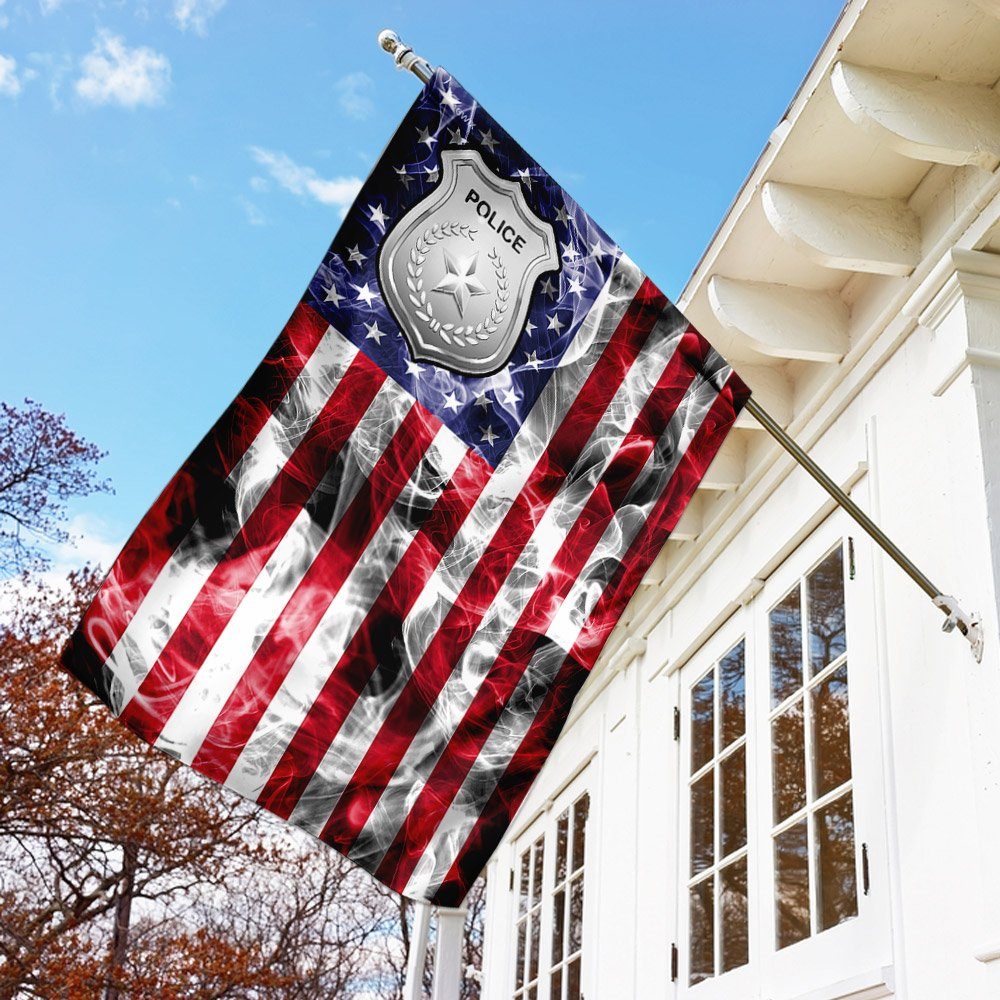 Police American U.S. Flag