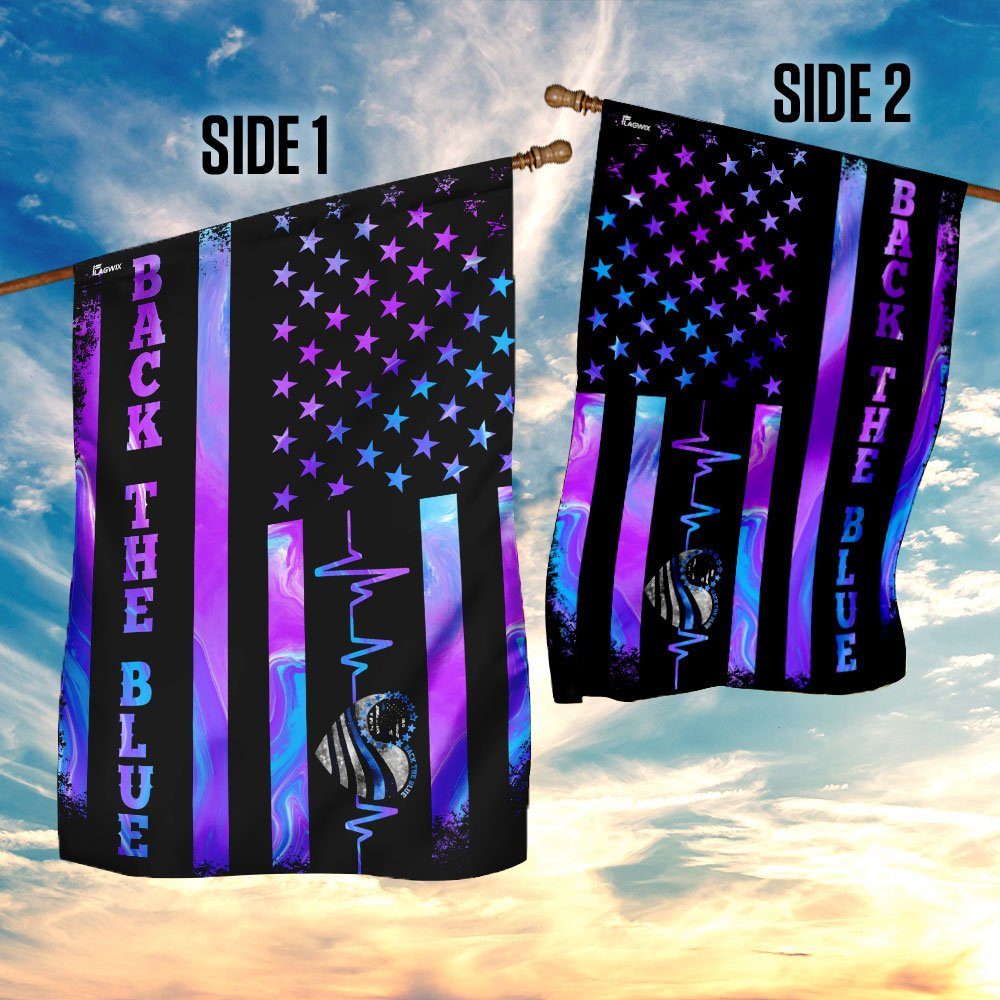 Police Back The Blue Flag Police Back The Blue Flag