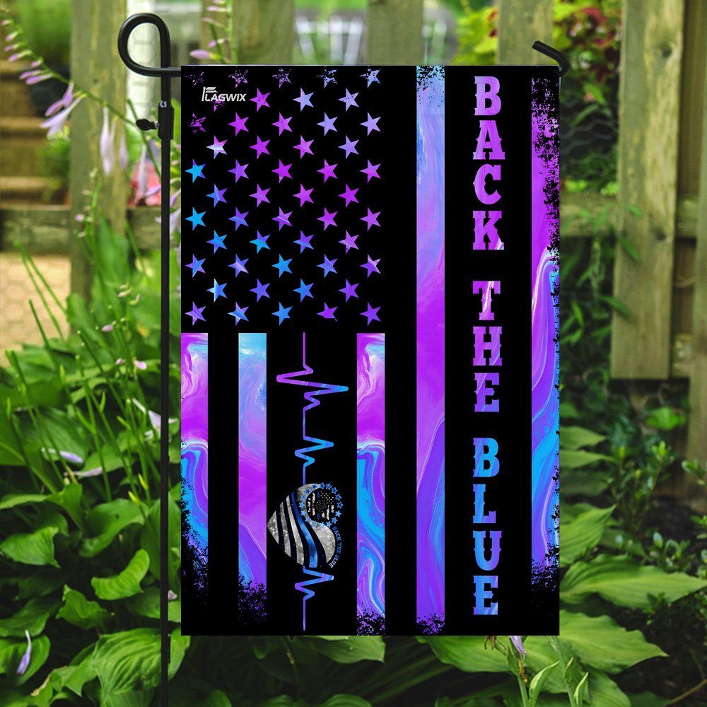 Police Back The Blue Flag Police Back The Blue Flag