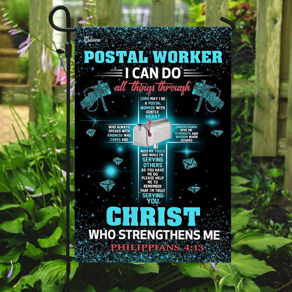 Poster Worker I Can Do All Things Through Christ Flag