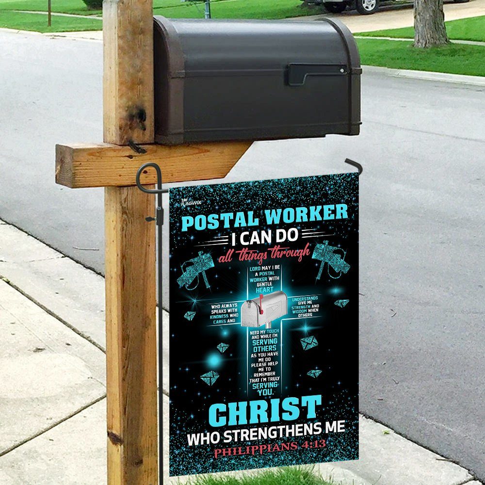Poster Worker I Can Do All Things Through Christ Flag