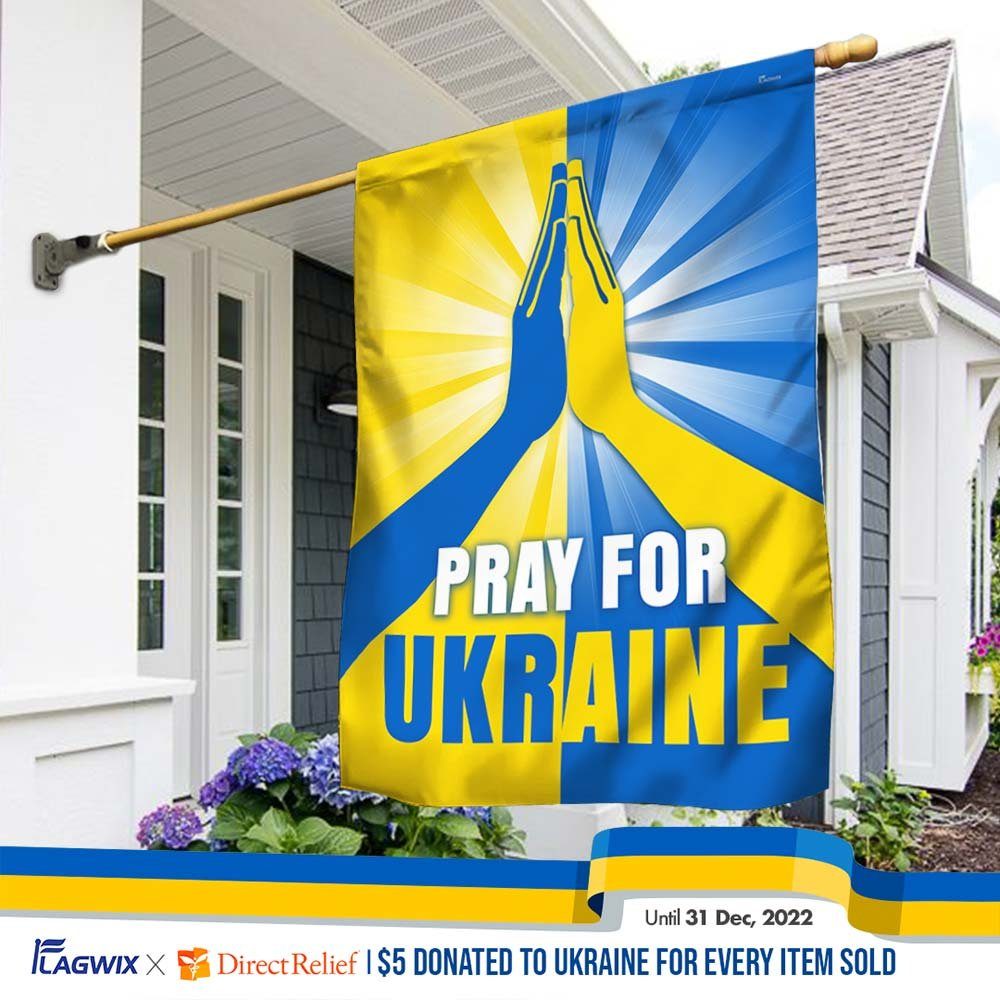 Pray For Ukraine Flag Ukraine Strong DBD2472F