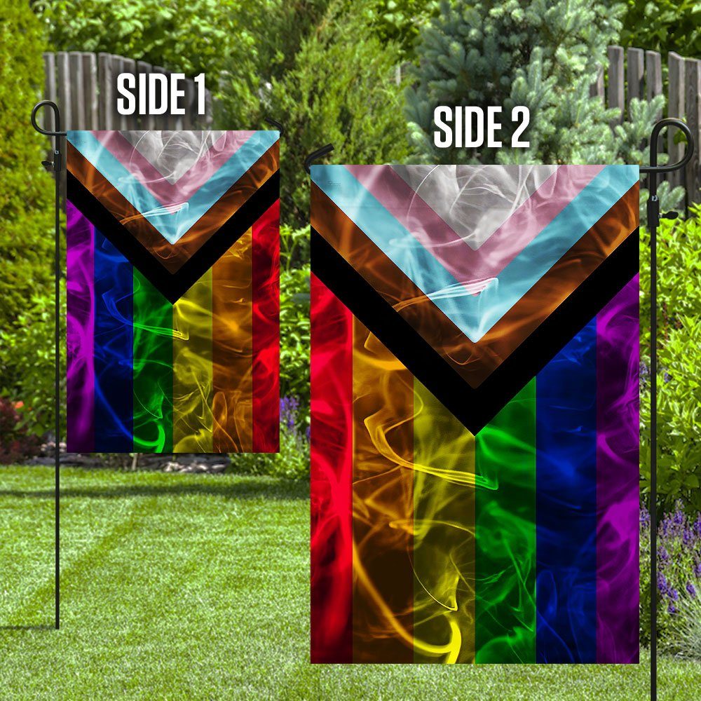 Pride Progress LGBT, Transgender Lesbian Gay Pride, LGBTQ Community Flag QNK840Fv1