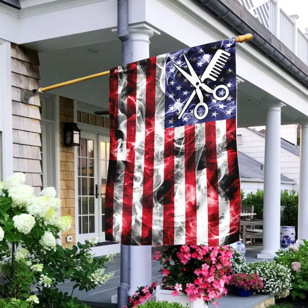 Proud Barber American U.S. Flag