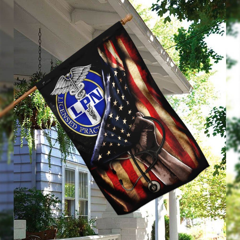 Proud Black License Practical Nurse Flag Proud Black License Practical Nurse Flag