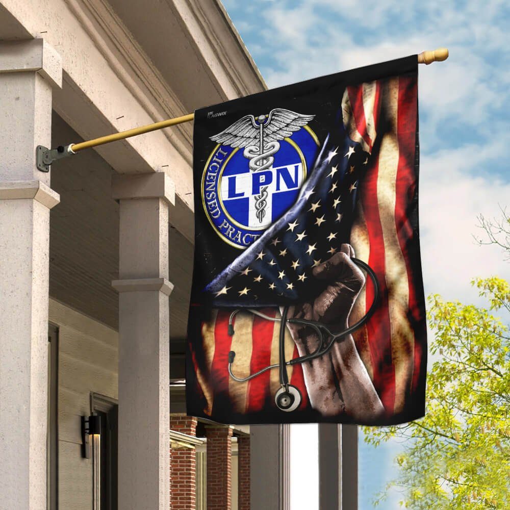 Proud Black License Practical Nurse Flag Proud Black License Practical Nurse Flag