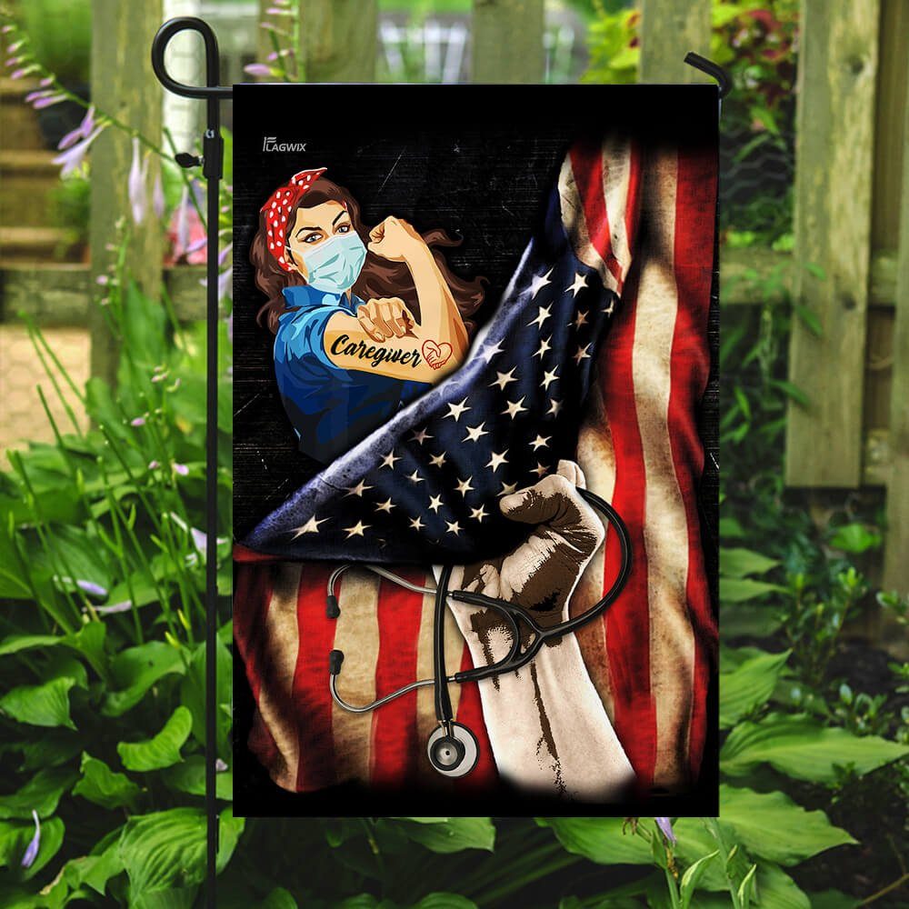 Proud Caregiver Flag