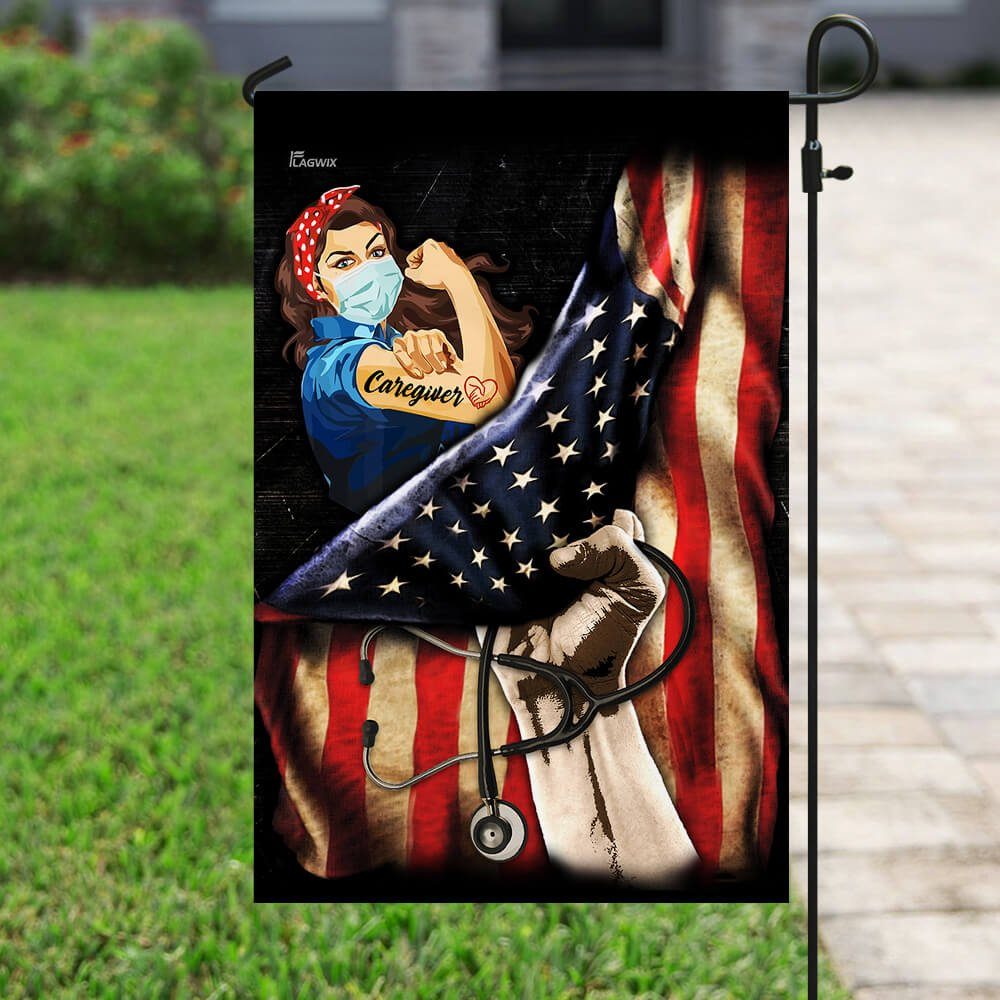 Proud Caregiver Flag