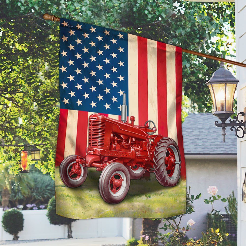 Proud Farmer Tractor Farm Life Flag TQN199F