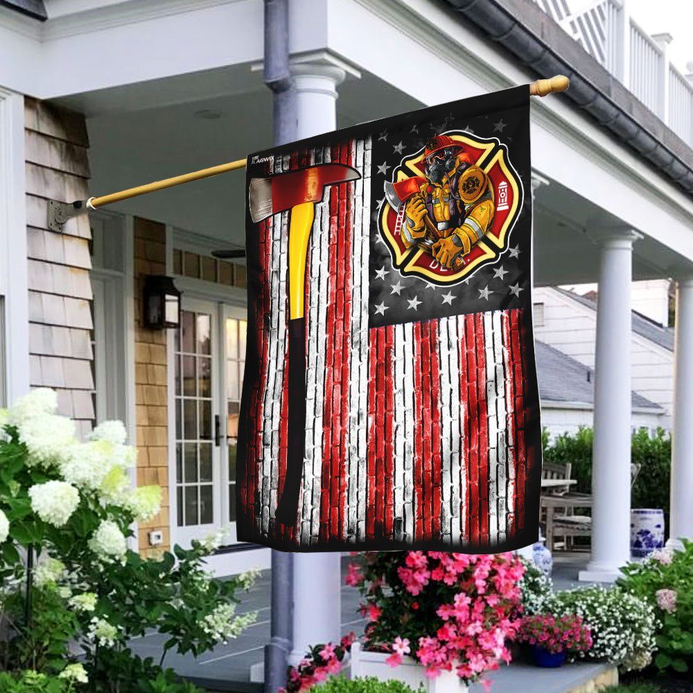 Proud Firefighter American Flag TRN1011F