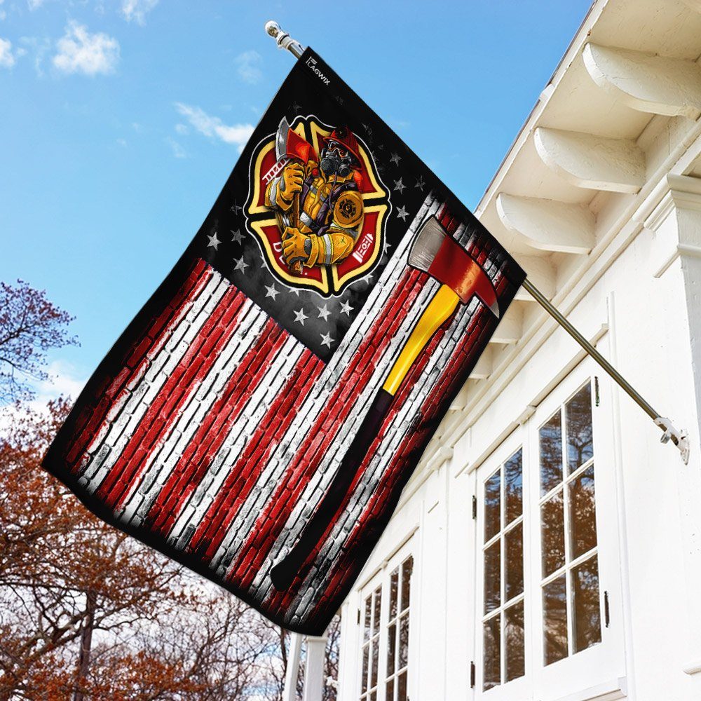Proud Firefighter American Flag TRN1011F