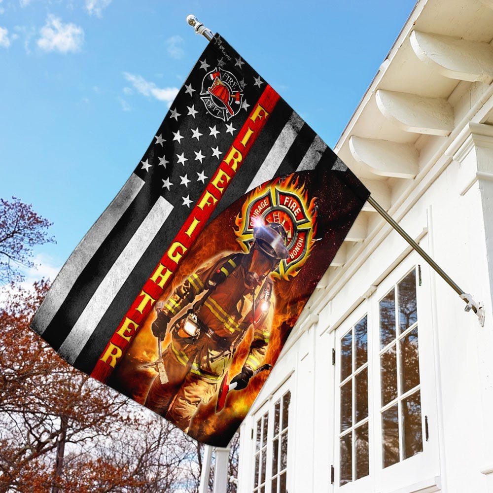 Proud Firefighter U.S Flag Proud Firefighter U.S Flag