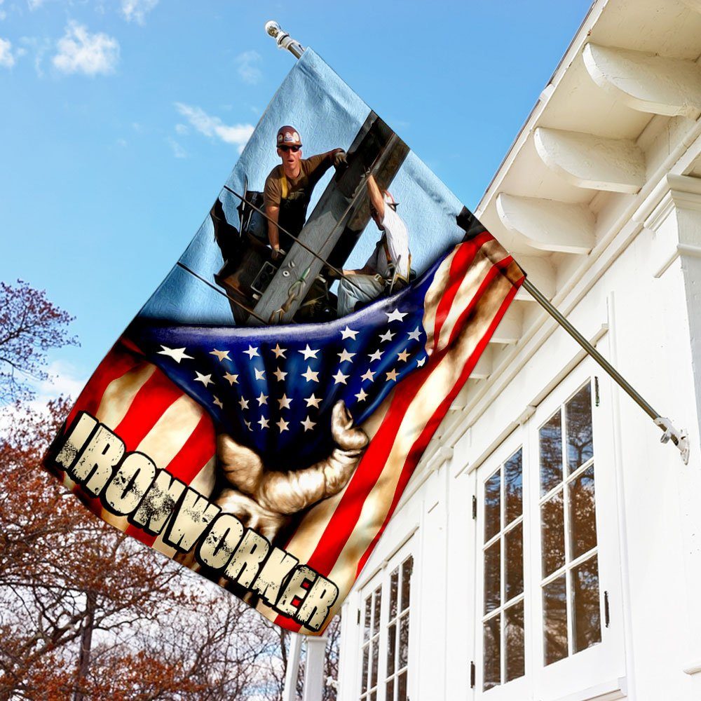 Proud Ironworker Flag