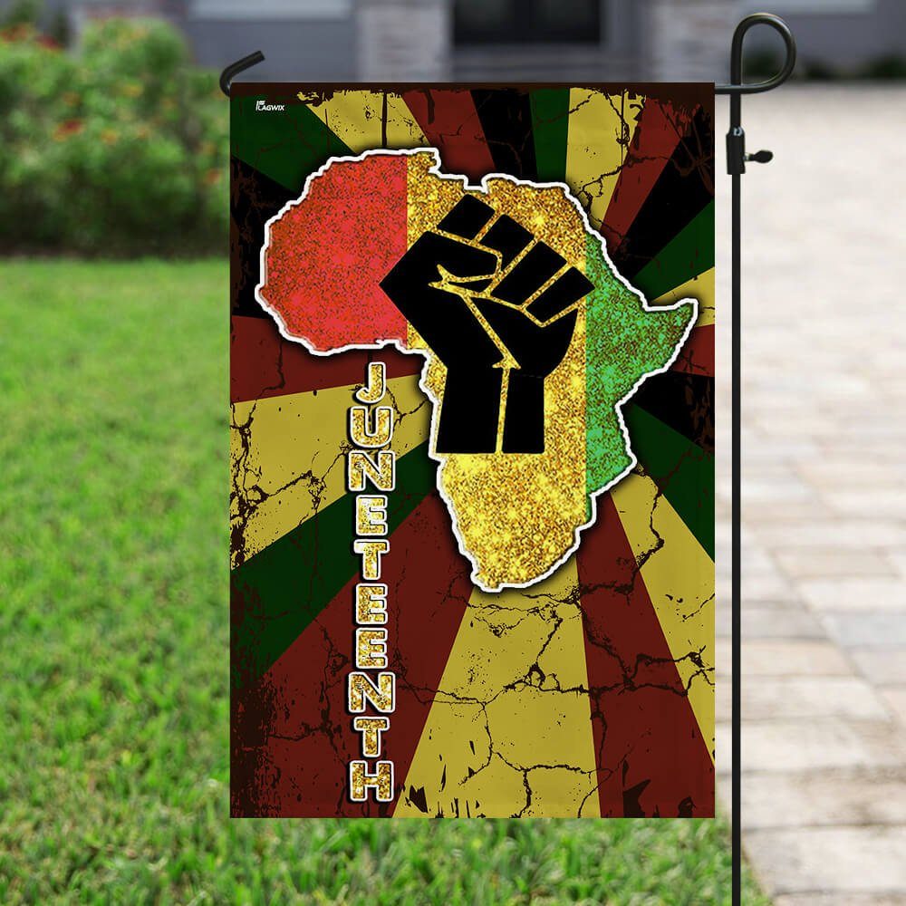 Proud Juneteenth African Flag