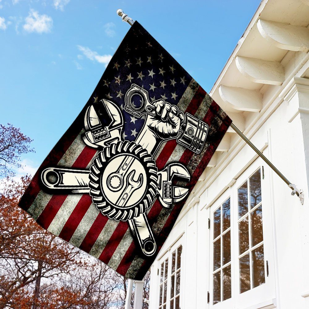 Proud Mechanic Flag