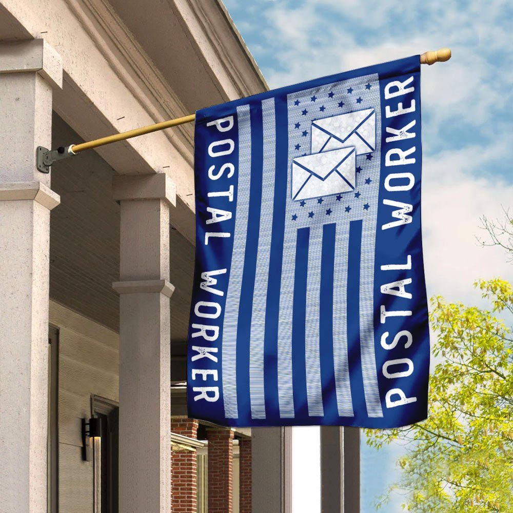 Proud Postal Worker Flag