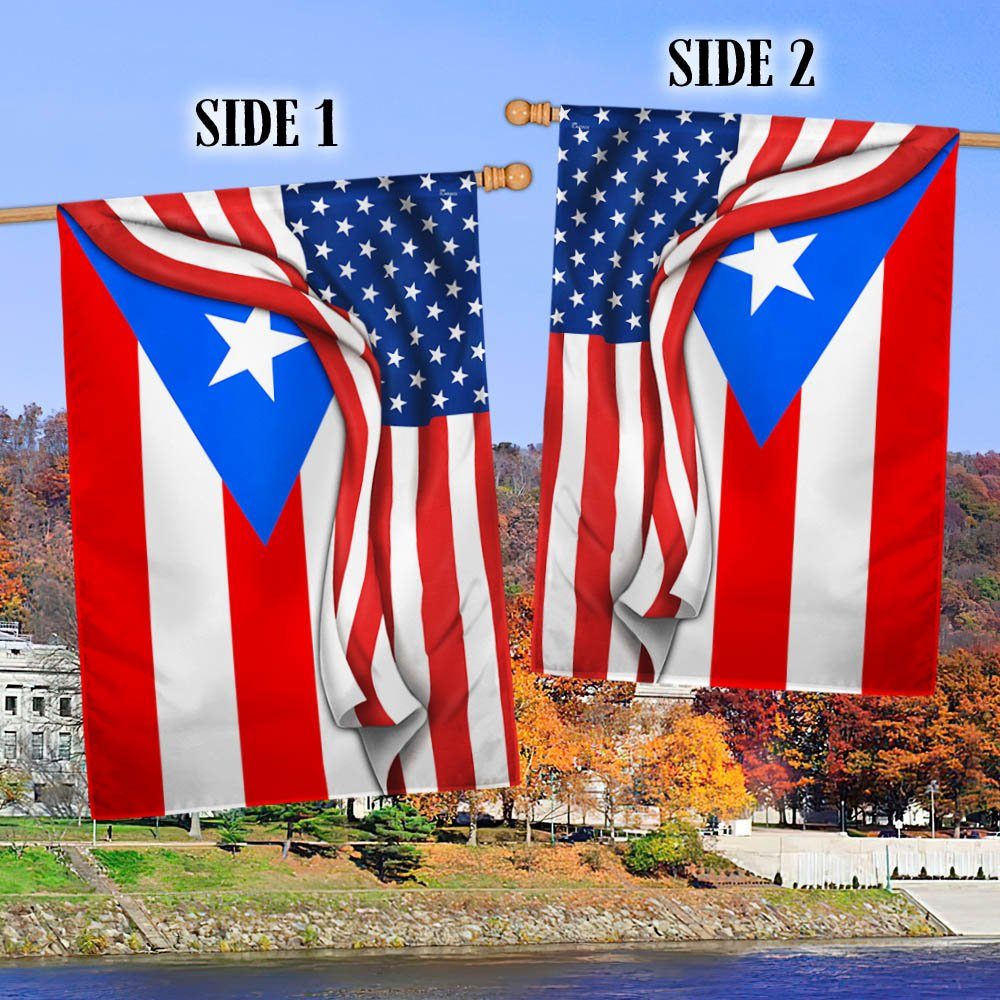 Puerto Rican American Flag TQN1041F
