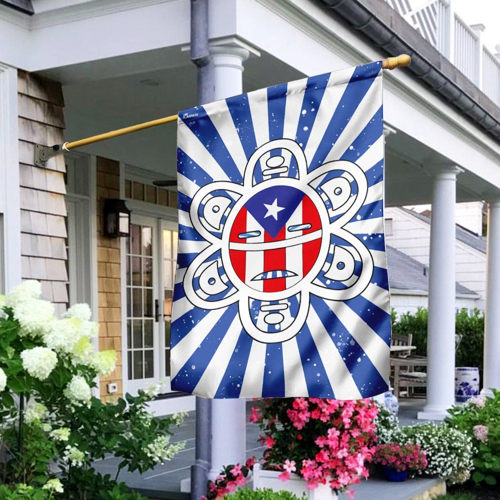 Puerto Rico American Flag