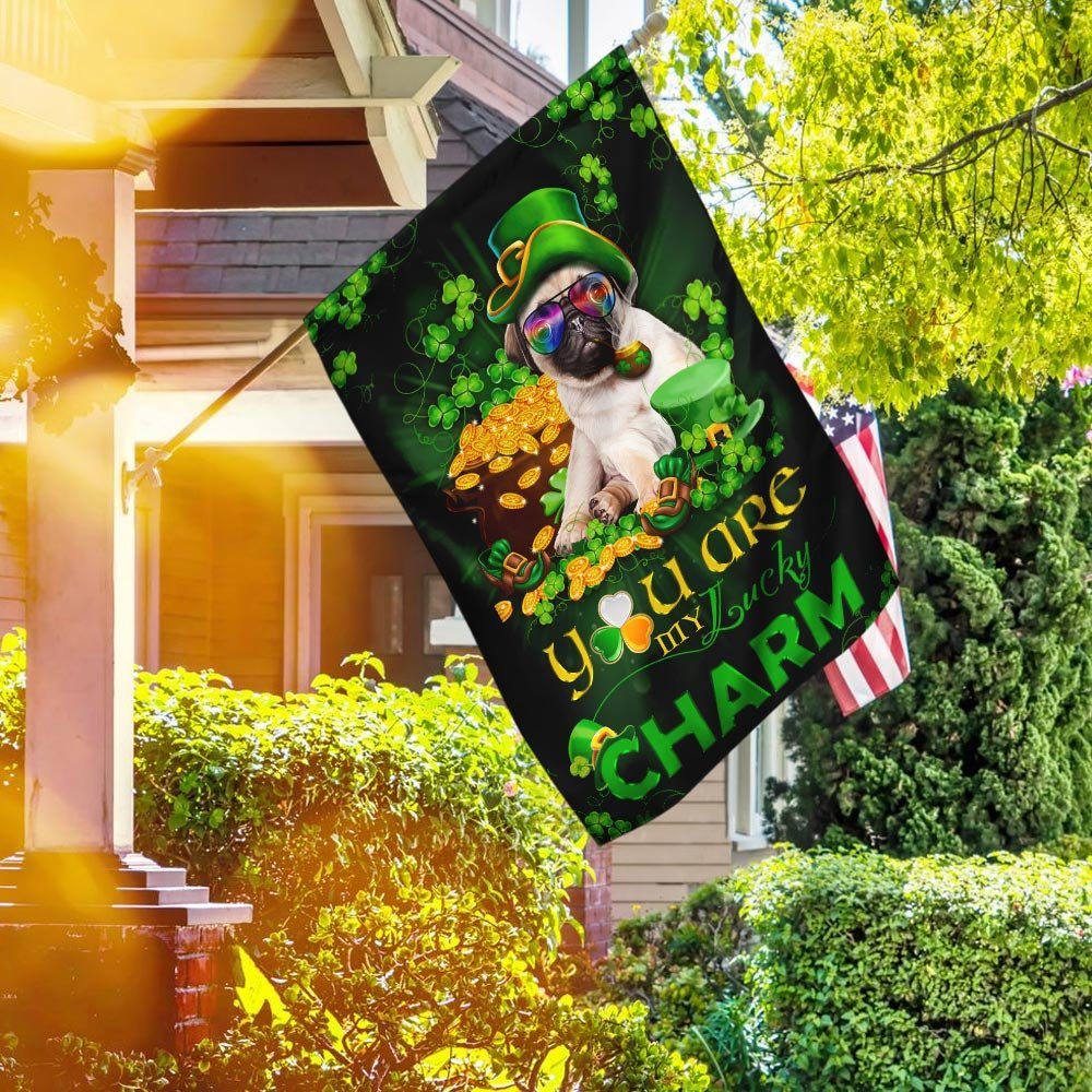 Pug You Are My Lucky Charm Irish Flag