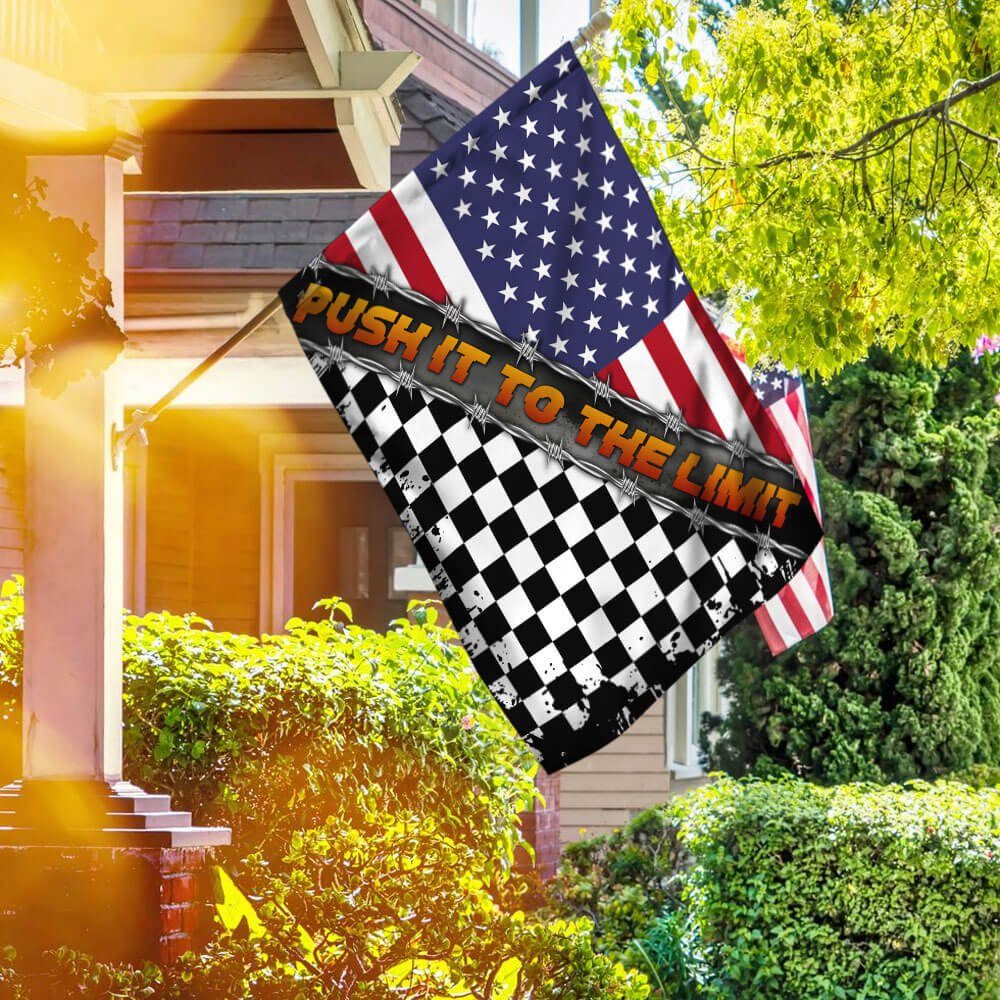 Push It To The Limit. Racing American Flag THB3151F