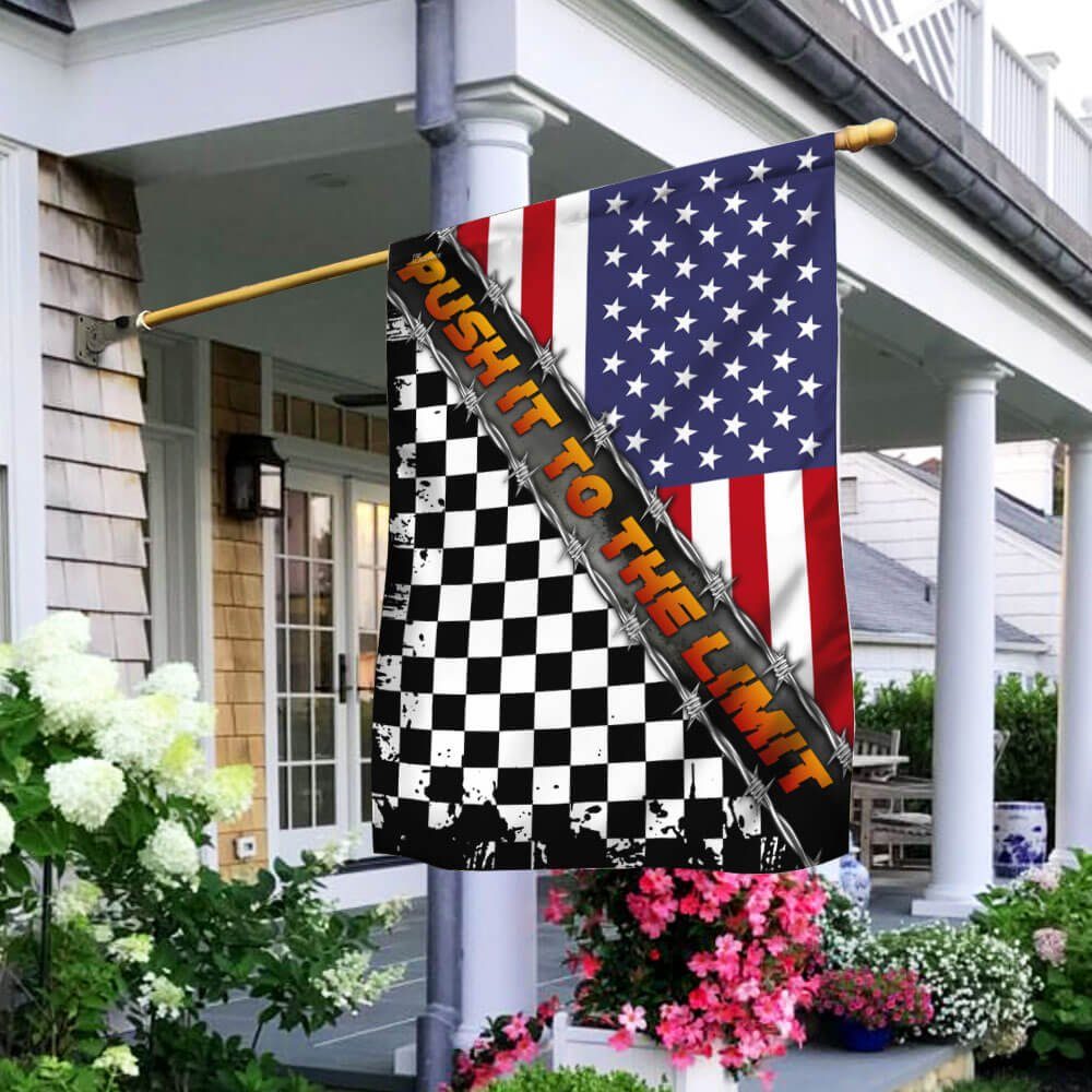 Push It To The Limit. Racing American Flag THB3151F