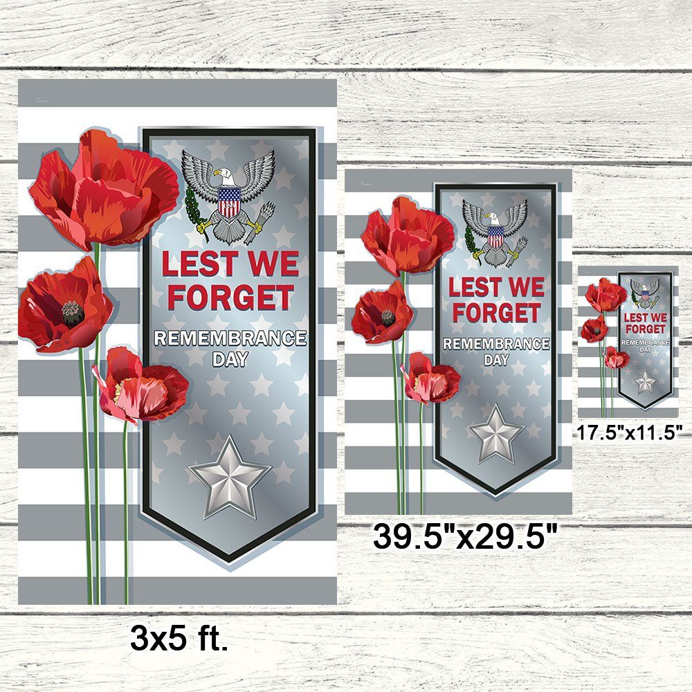 Remembrance Day Flag Lest We Forget LNT577F Remembrance Day Flag Lest We Forget LNT577F