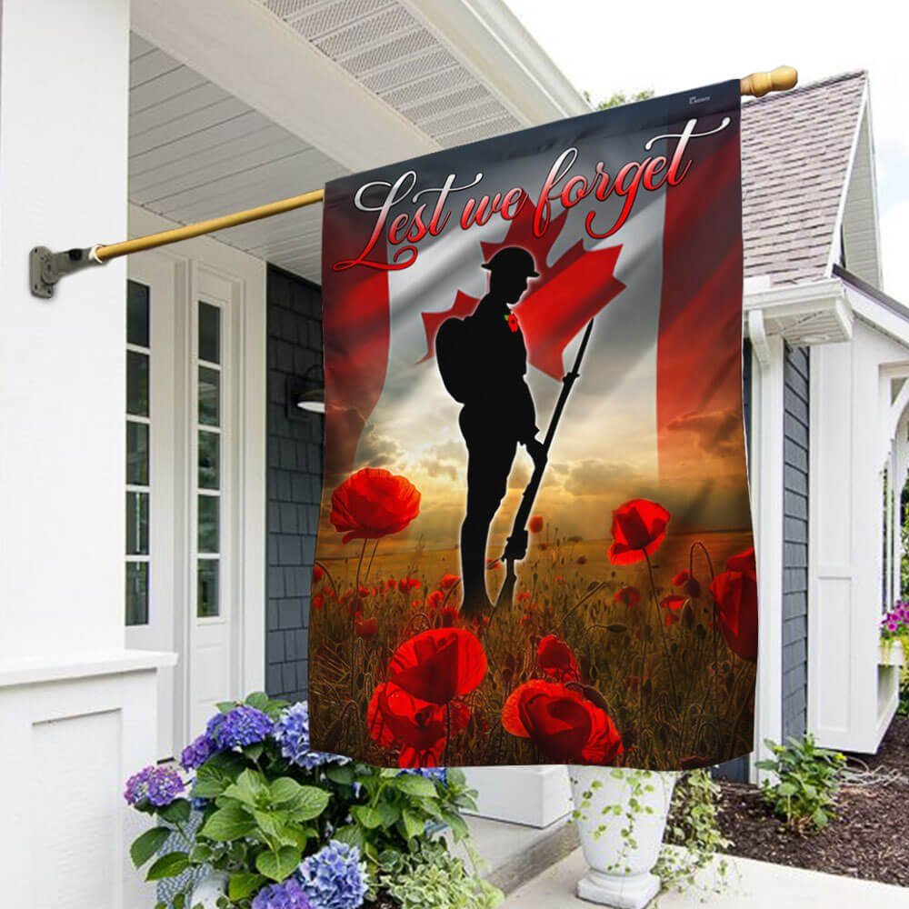 Remembrance Day Flag Lest We Forget THB3300Fv5
