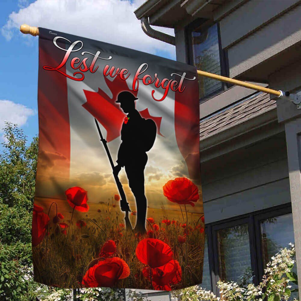 Remembrance Day Flag Lest We Forget THB3300Fv5
