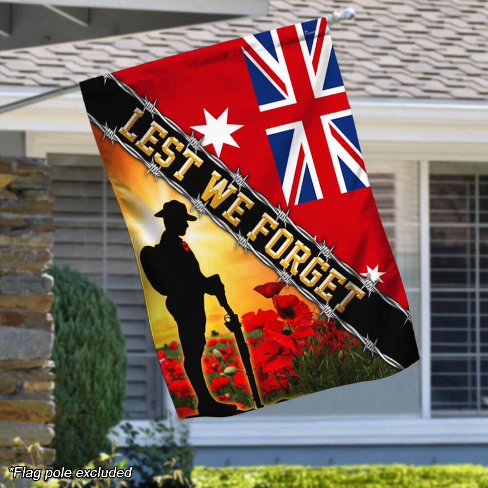 Remembrance Day Flag Lest We Forget THB3304Fn Remembrance Day Flag Lest We Forget THB3304Fn