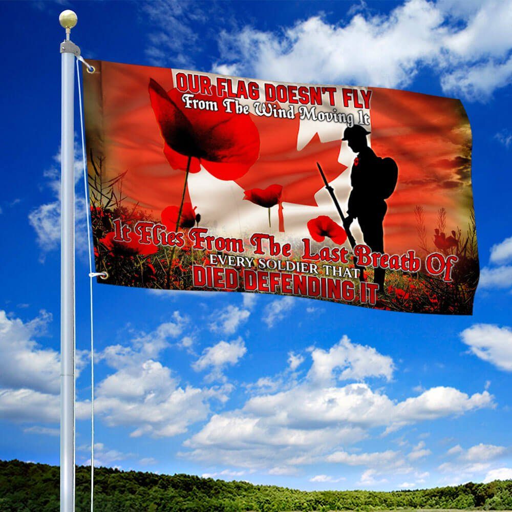 Remembrance Day Flag Lest We Forget THB3508GF