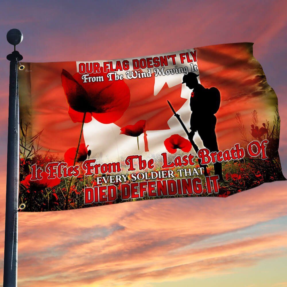 Remembrance Day Flag Lest We Forget THB3508GF